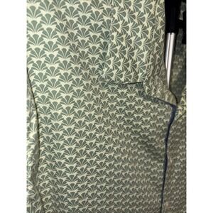 NEW Shaquille O'Neal XLG Big Fit Cooling Button Up Performance Green Floral 4XL